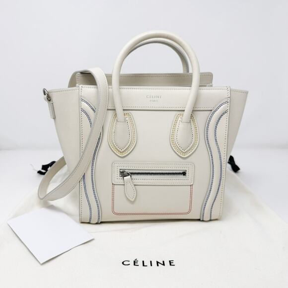 Celine Handbags - Celine Nano Luggage Tote